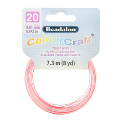 ColourCraft Wire, 20 Gauge (0.032 in, 0.81 mm), Gold Color, 7.3 m (8 yd)  Coil