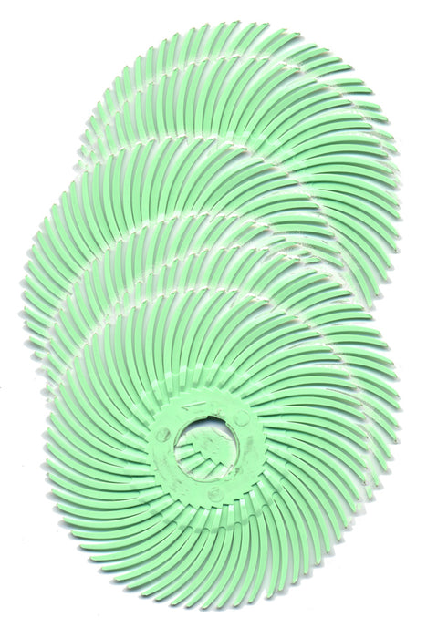 2in radial disc green