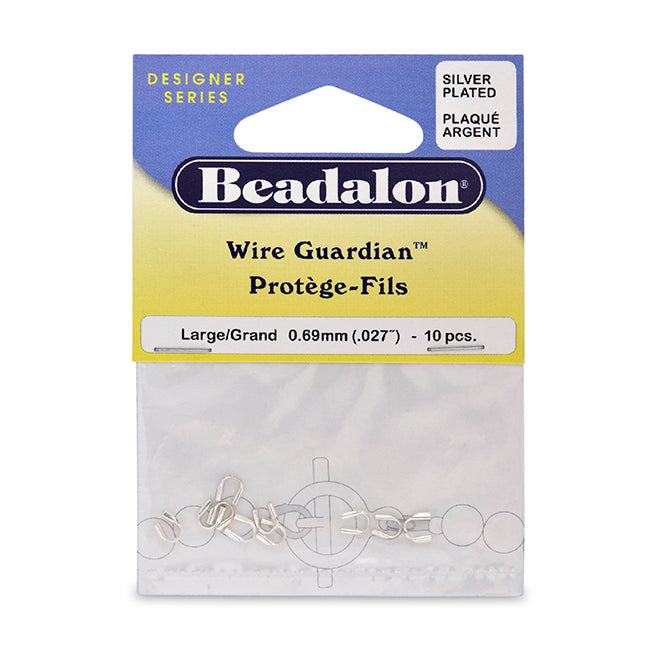 Wire Guardian, .027 in (0.69 mm) I.D., Silver Plated, 10 pc