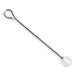 Instant Pendant, 6 mm Round Screw-on Finials, 36.6 mm (1.44 in), Pin diameter 1.6 mm (0.060 in), Silver Plated E-coat, 3 pc