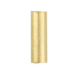 Artistic Wire Large Crimp Tubes,10 mm (0.4 in), Tarnish Resistant Gold Color, for 16 ga wire, ID 1.3 mm (0.0512 in), 50 pc