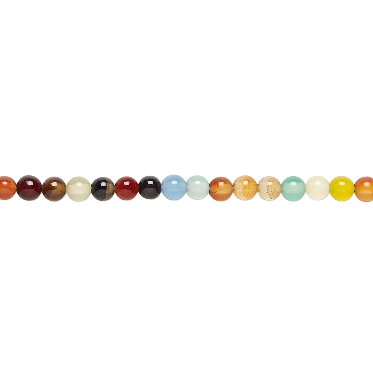 Bead, tigereye (natural), 8mm round, B grade, Mohs hardness 7. Sold per  15-1/2 to 16 strand. - Fire Mountain Gems and Beads