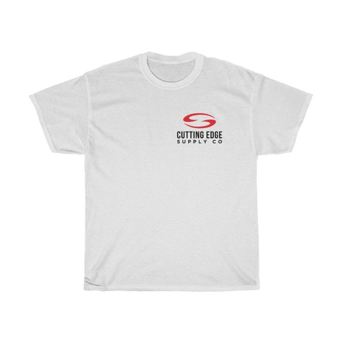 cutting edge supply white t-shirt