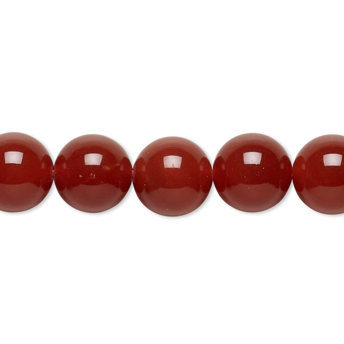 Carnelian (Dyed / Heated), 10mm Round