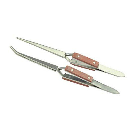 Cross Lock Tweezer for a constant grip of small stones with out manually gripping
