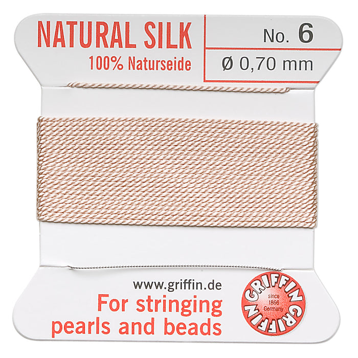 Thread, Silk, Light Pink, Size #6