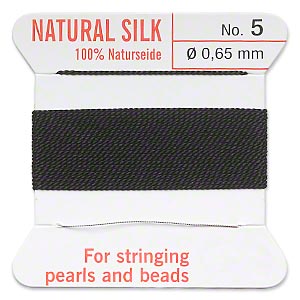 Thread, Silk, Black, Size #5