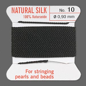 Thread, Silk, Black, Size #10