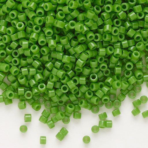 Seed Bead Delica® Glass, Opaque Green
