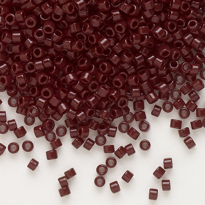 Seed Bead Delica® Glass Opaque Dark Brown
