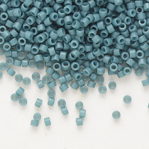 Seed Bead Delica® Glass Opaque Matte Dyed Shale