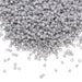 Seed Bead Delica® Glass Opaque Ghost Grey