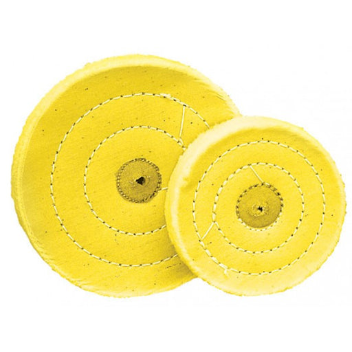 yellow treated jewelry buffing wheel